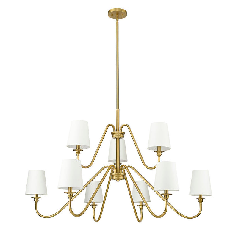Vavenus Lustre Laiton Tissu Industriel Vintage - Neutralighting