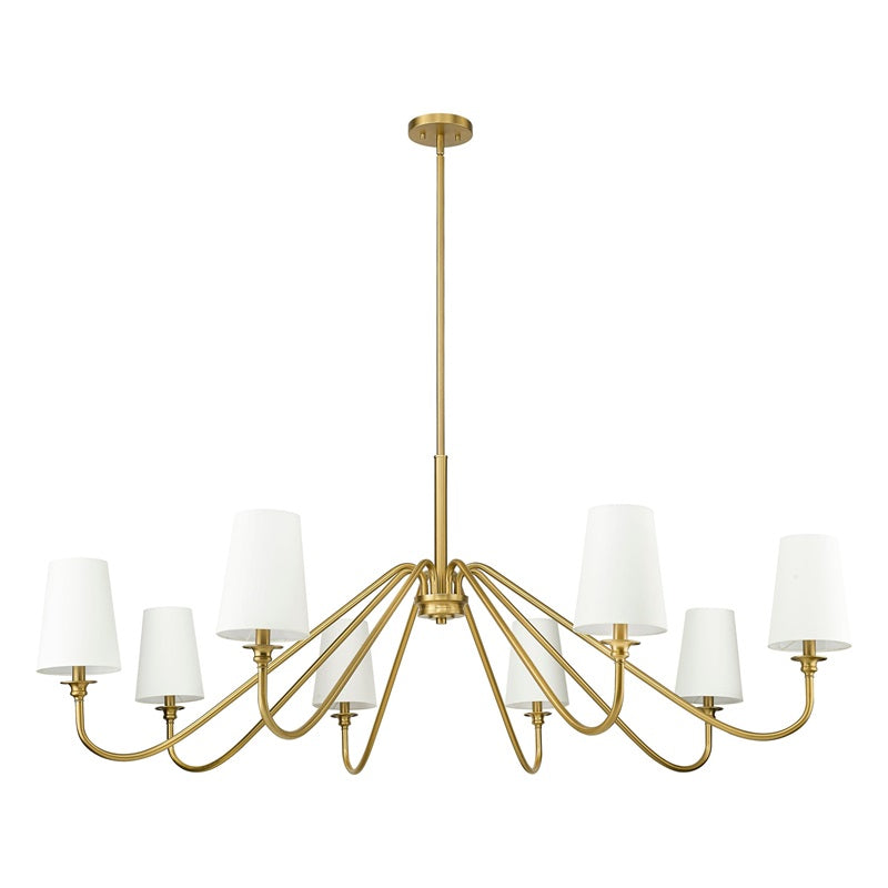 Vavenus Lustre Laiton Tissu Industriel Vintage - Neutralighting