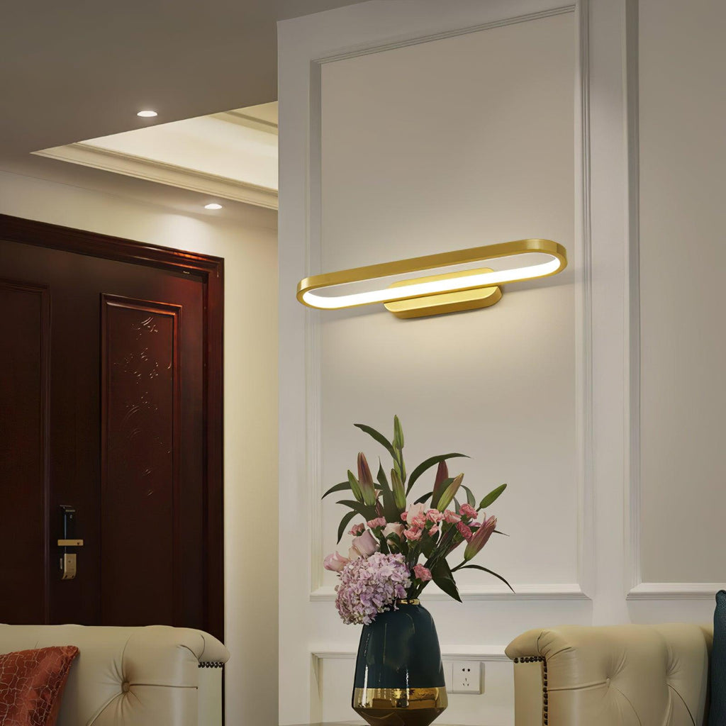 Plana Applique Murale LED Moderne Minimaliste en Laiton - Neutralighting