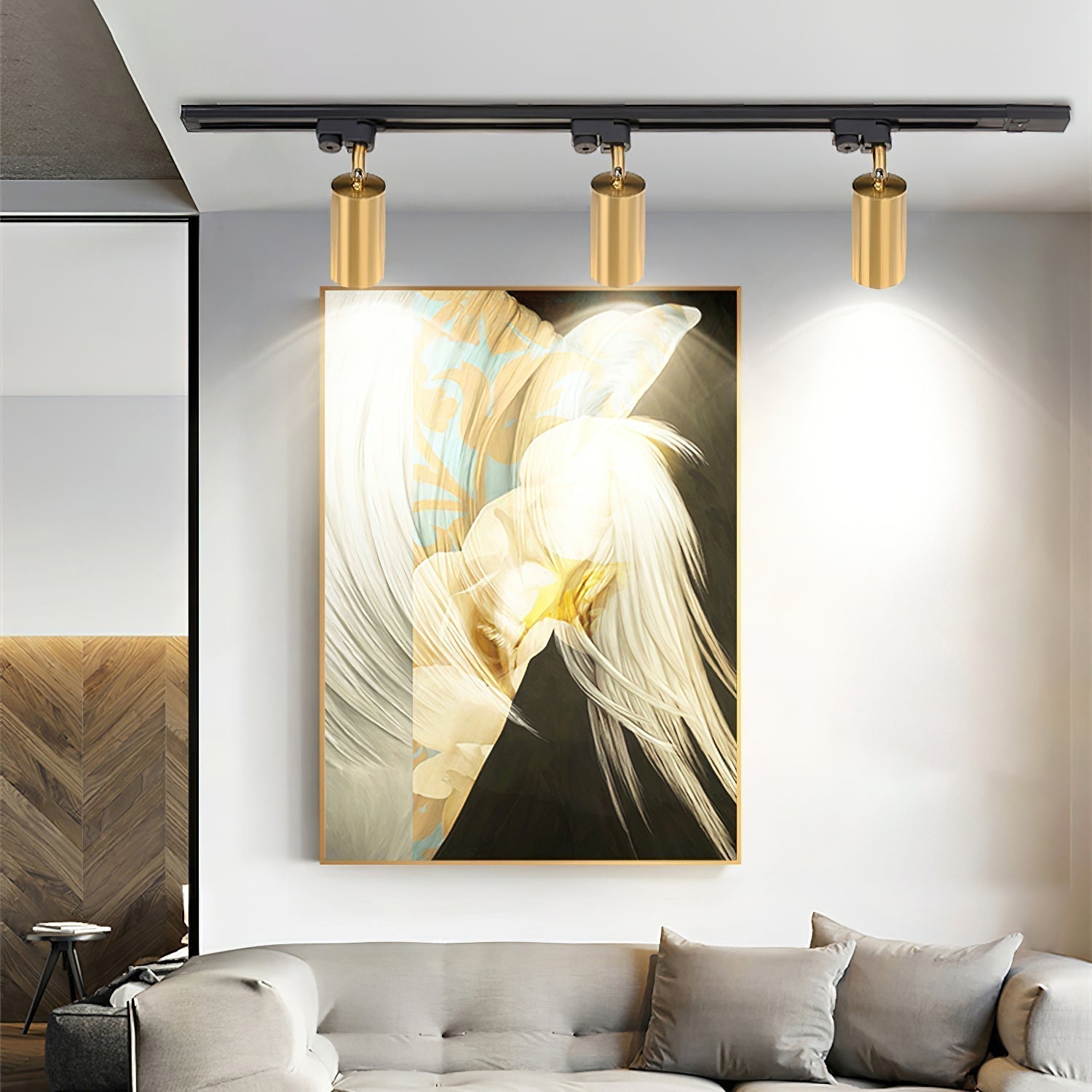 Gilded Spotlight Cylindrique Doré - Neutralighting