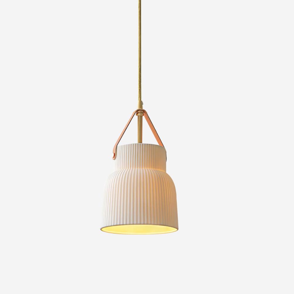 Vega Lampe Pendante Céramique Cannelée - Neutralighting