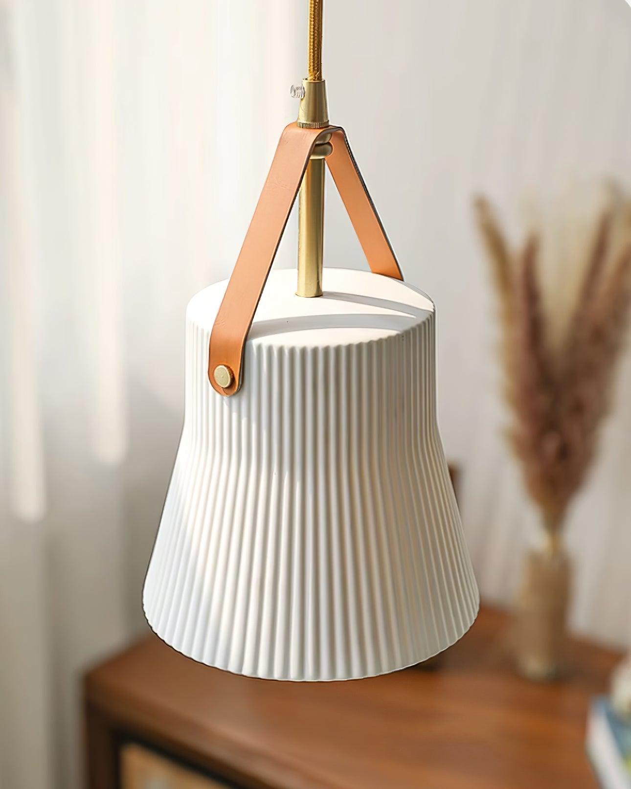 Vega Lampe Pendante Céramique Cannelée - Neutralighting