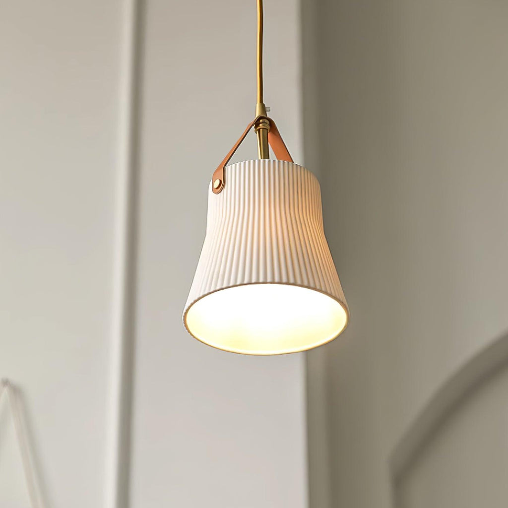 Vega Lampe Pendante Céramique Cannelée - Neutralighting