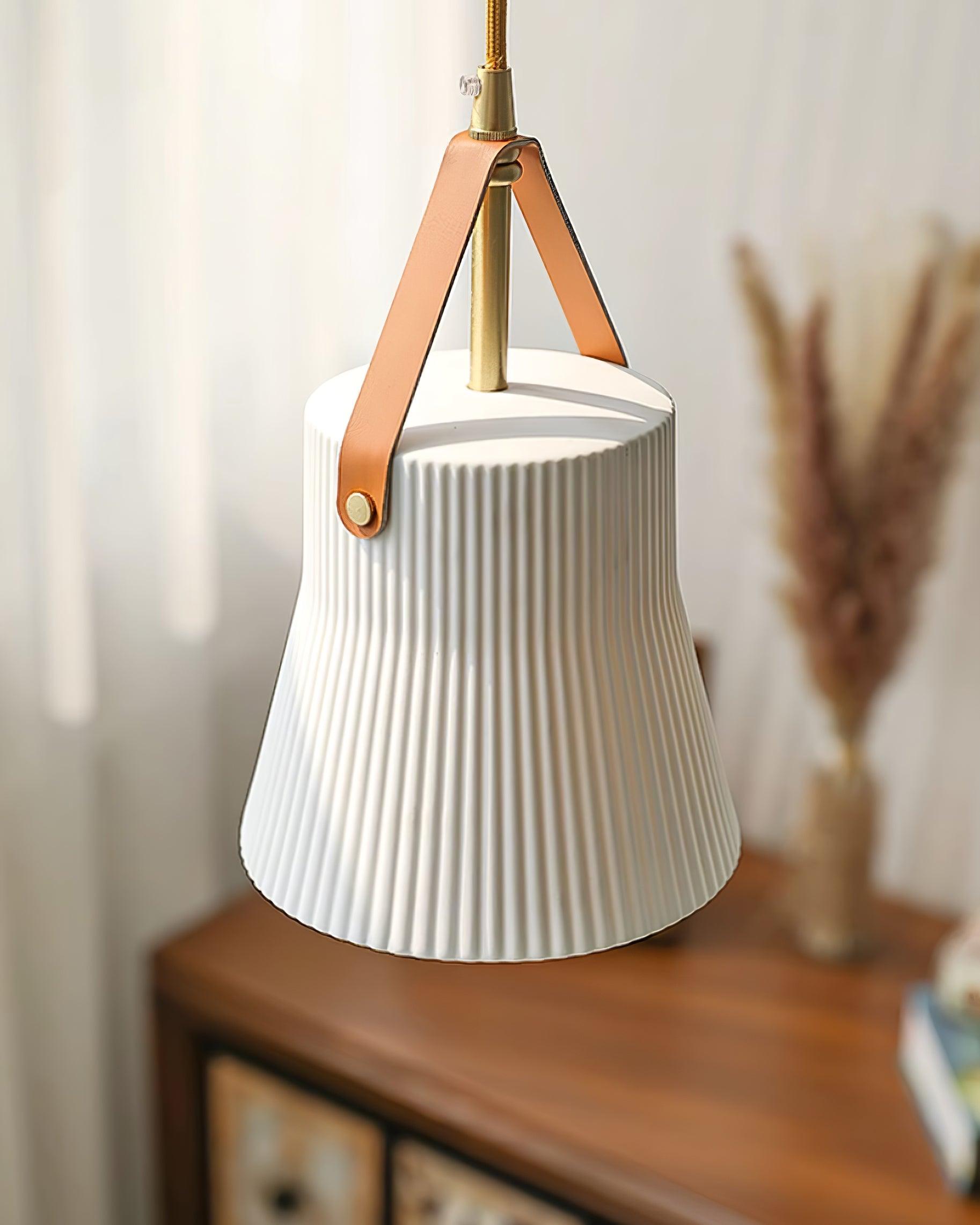 Vega Lampe Pendante Céramique Cannelée - Neutralighting