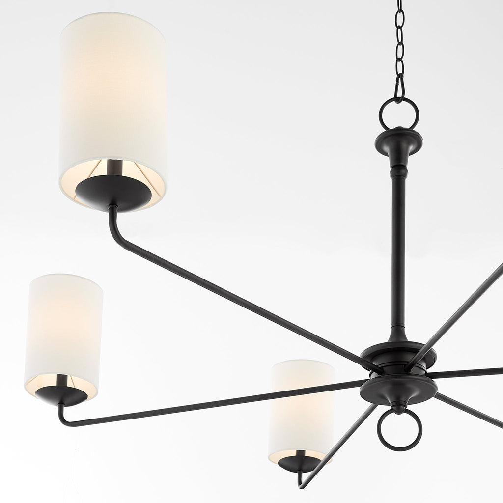 Olthean Lustre Industriel Vintage En Tissu Et Laiton - Neutralighting