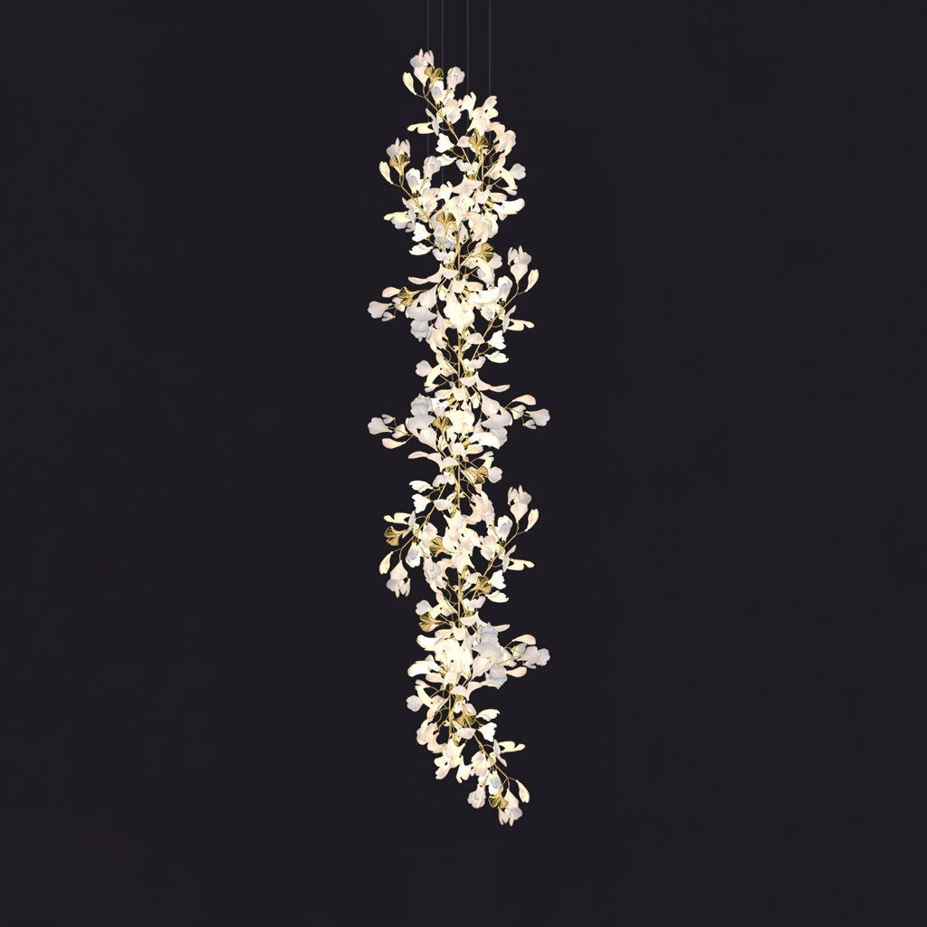 Olivia Céramique Gingko Feuille Lustre - Neutralighting
