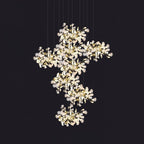 Olivia Céramique Gingko Feuille Lustre - Neutralighting