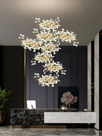 Olivia Céramique Gingko Feuille Lustre - Neutralighting