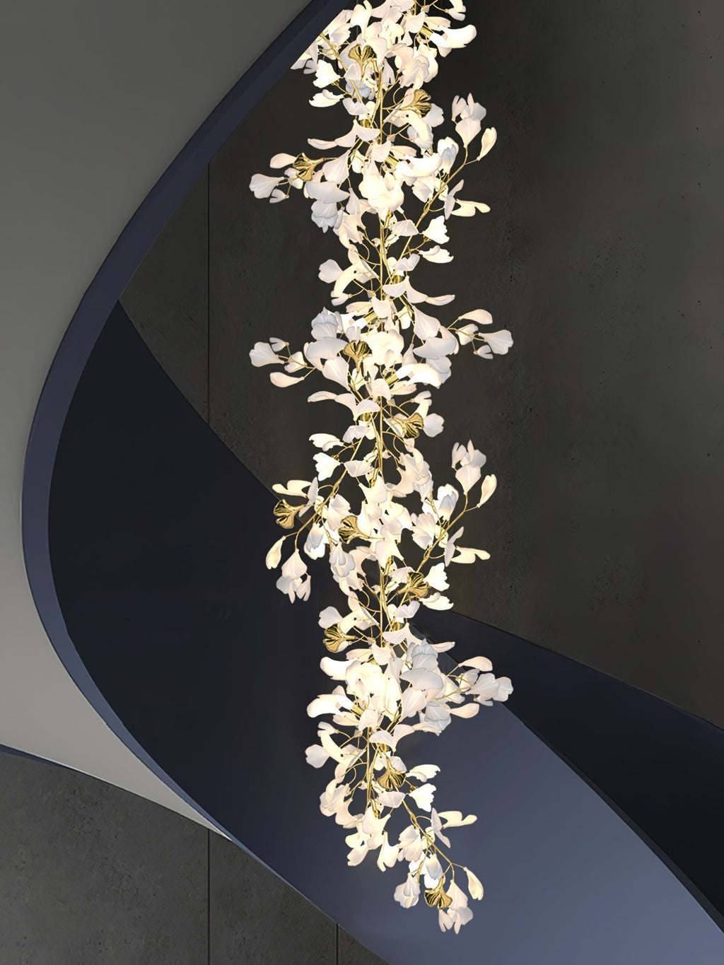Olivia Céramique Gingko Feuille Lustre - Neutralighting
