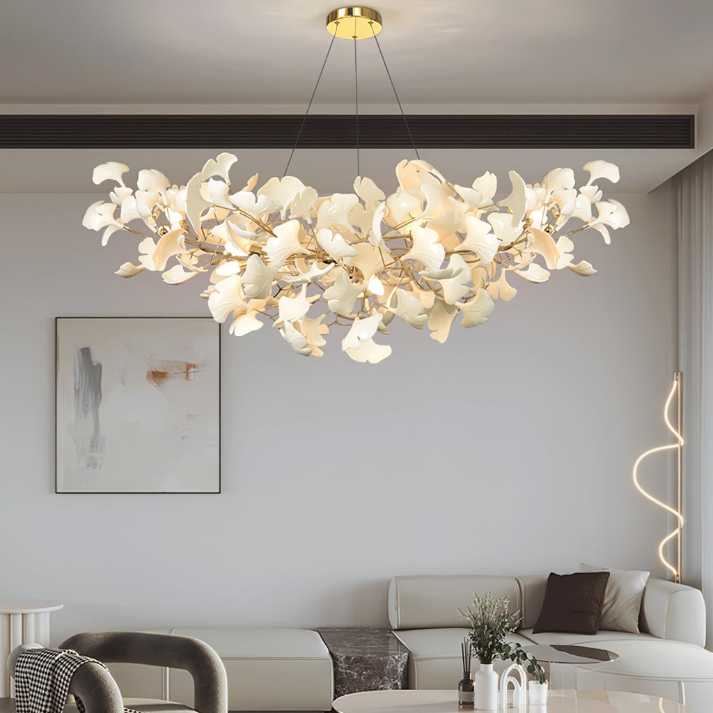 Metr Lustre de Luxe en Céramique pour Salon en Forme d’Arc en U - Neutralighting