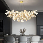 Olivia Lustre Moderne et Luxueuse, Métal/céramique, Or, Salon/Chambre à Coucher - Neutralighting