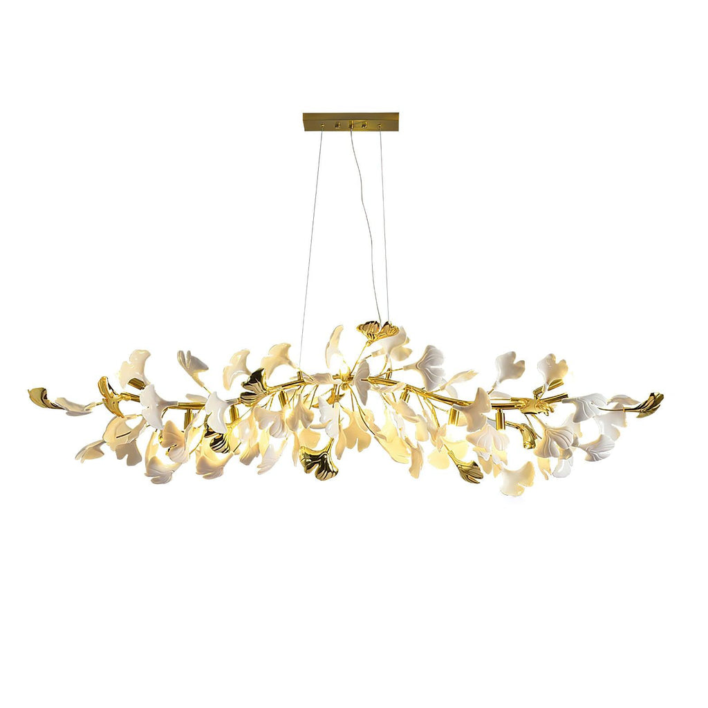 Olivia Lustre linéaire en céramique Gingko - Neutralighting
