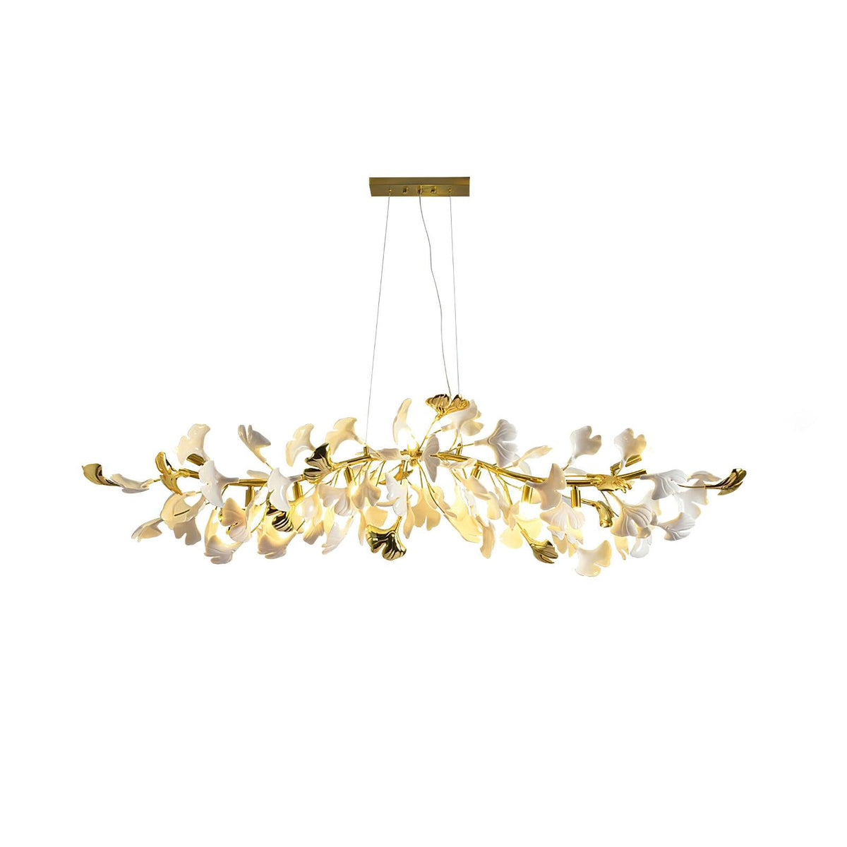 Olivia Lustre linéaire en céramique Gingko - Neutralighting