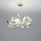 Olivia Chandelier Céramique Gingko 3 Styles - Neutralighting