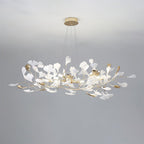 Olivia Chandelier Céramique Gingko 3 Styles - Neutralighting