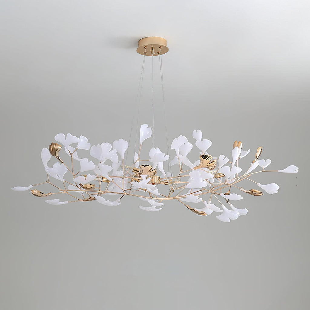 Olivia Chandelier Céramique Gingko 3 Styles - Neutralighting