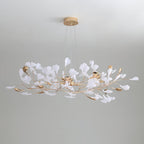 Olivia Chandelier Céramique Gingko 3 Styles - Neutralighting