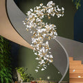 Olivia Lustre Fleur AntGlo Moderne , Métal/Céramique, Or, Escalier - Neutralighting