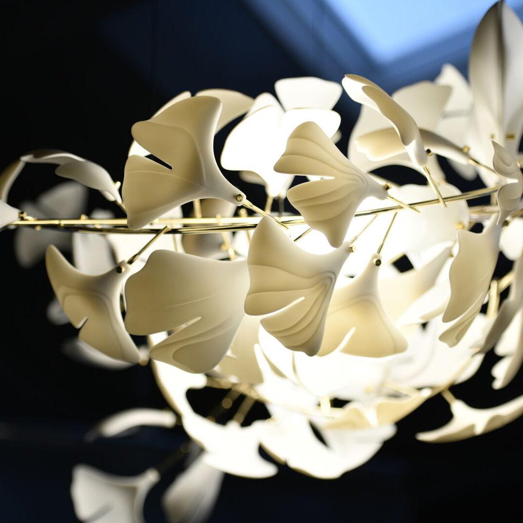 Olivia Lustre Moderne et Luxueuse, Métal/céramique, Or, Salon/Chambre à Coucher - Neutralighting