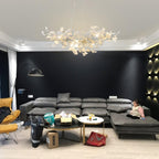 Olivia Lustre Moderne et Luxueuse, Métal/céramique, Or, Salon/Chambre à Coucher - Neutralighting