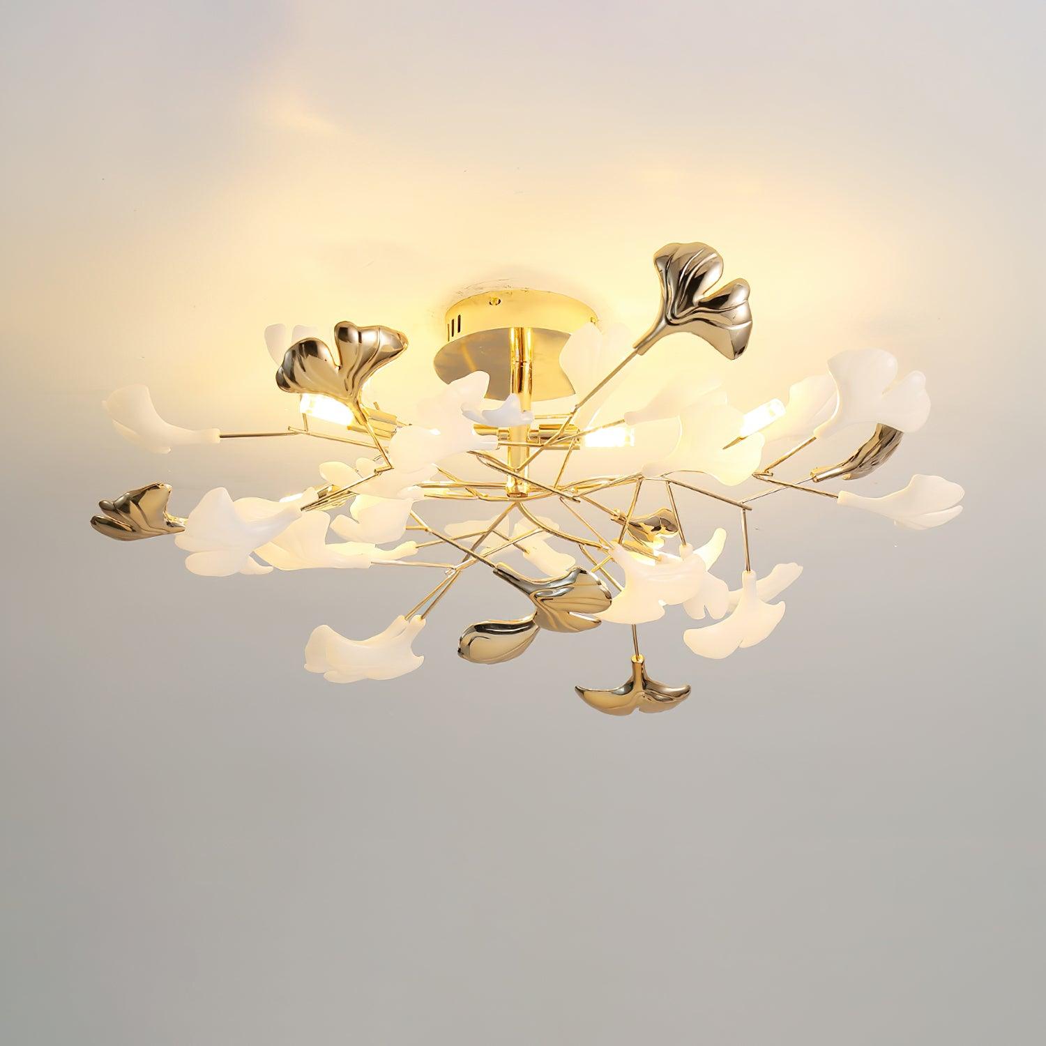 Artheel Plafonnier rotatif en céramique Gingko de style nordique haut de gamme - Neutralighting