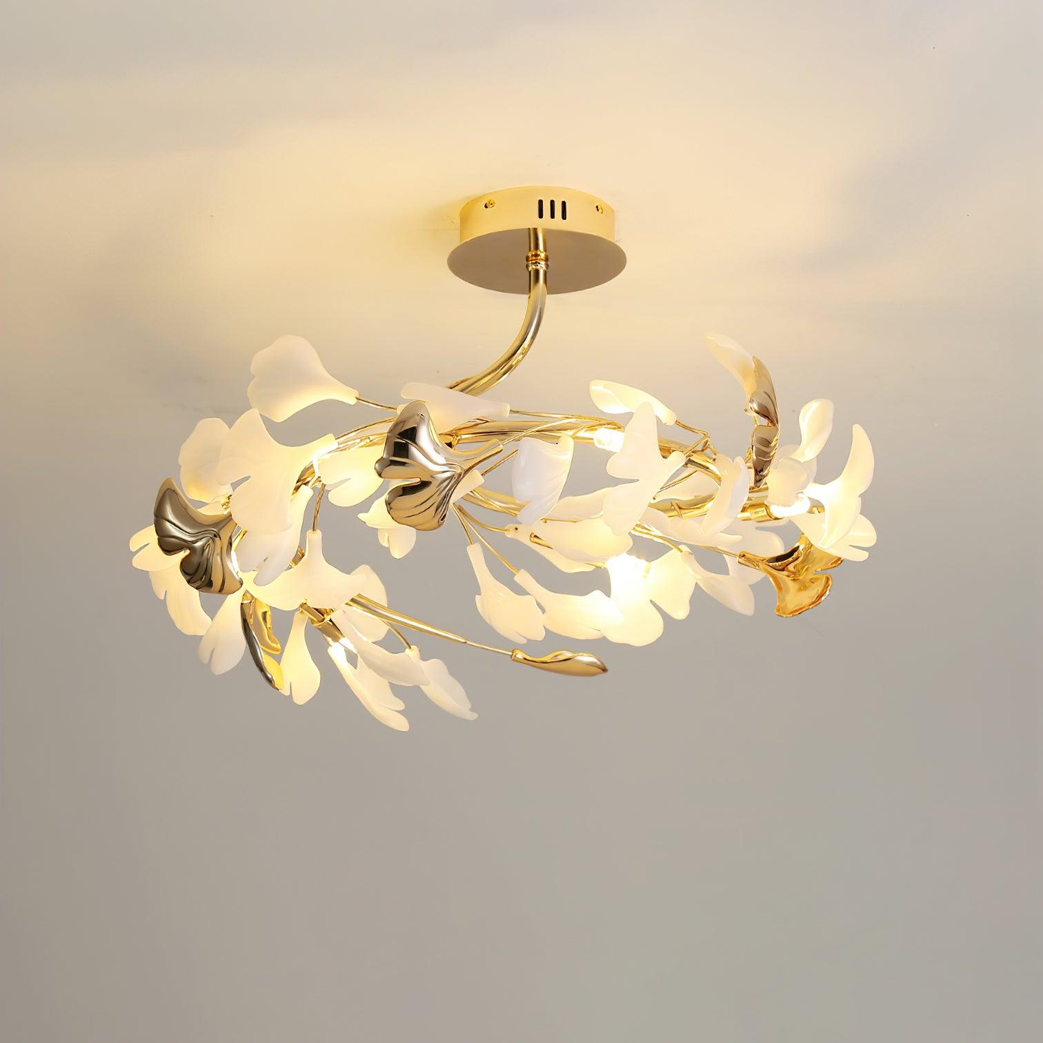 Artheel Plafonnier rotatif en céramique Gingko de style nordique haut de gamme - Neutralighting