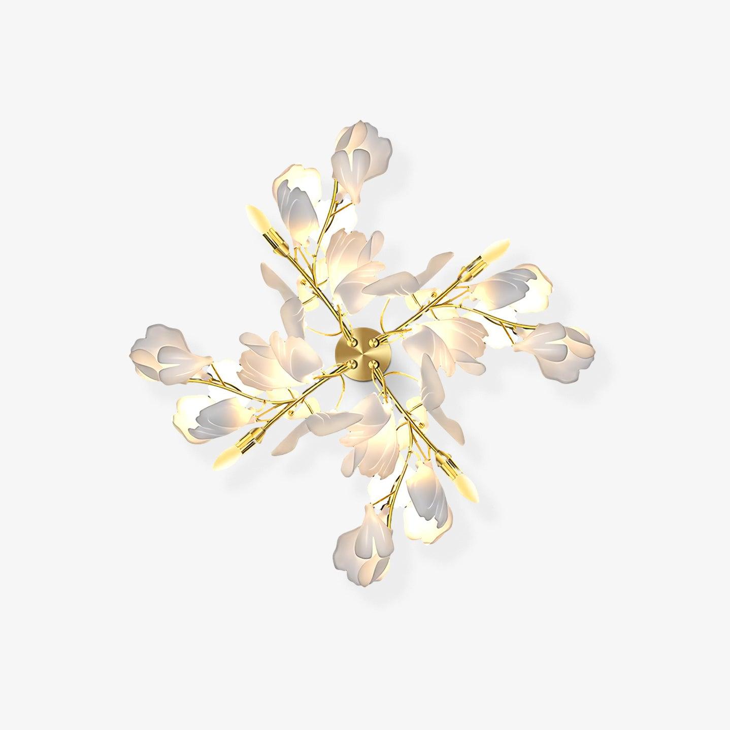 Elvelos Applique Murale en Céramique Fleurs - Neutralighting