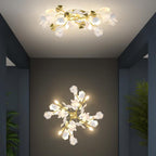 Lustra Wall Lamp Gingko Flowers Brass - Neutralighting
