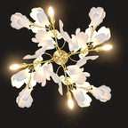 Lustra Wall Lamp Gingko Flowers Brass - Neutralighting