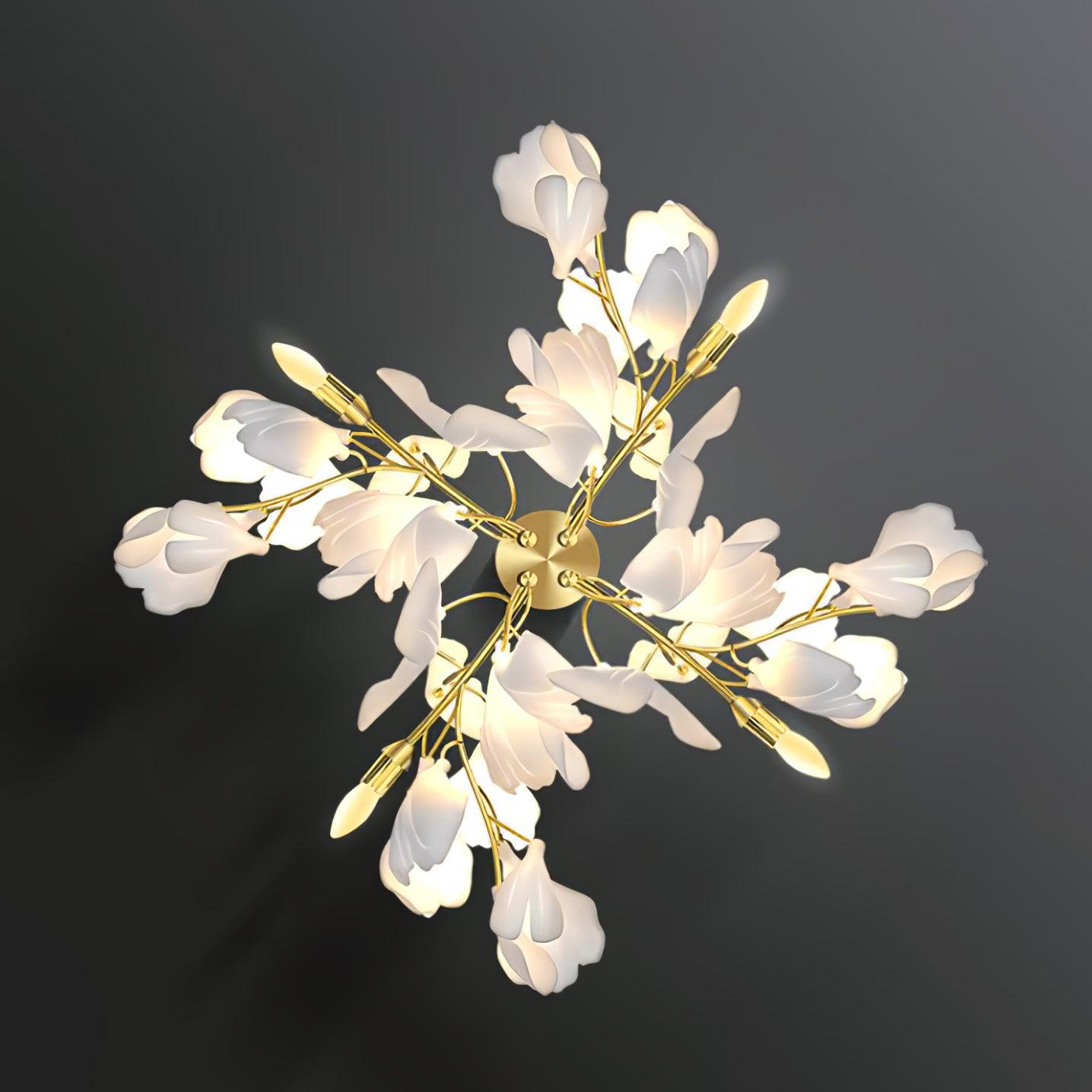 Elvelos Applique Murale en Céramique Fleurs - Neutralighting