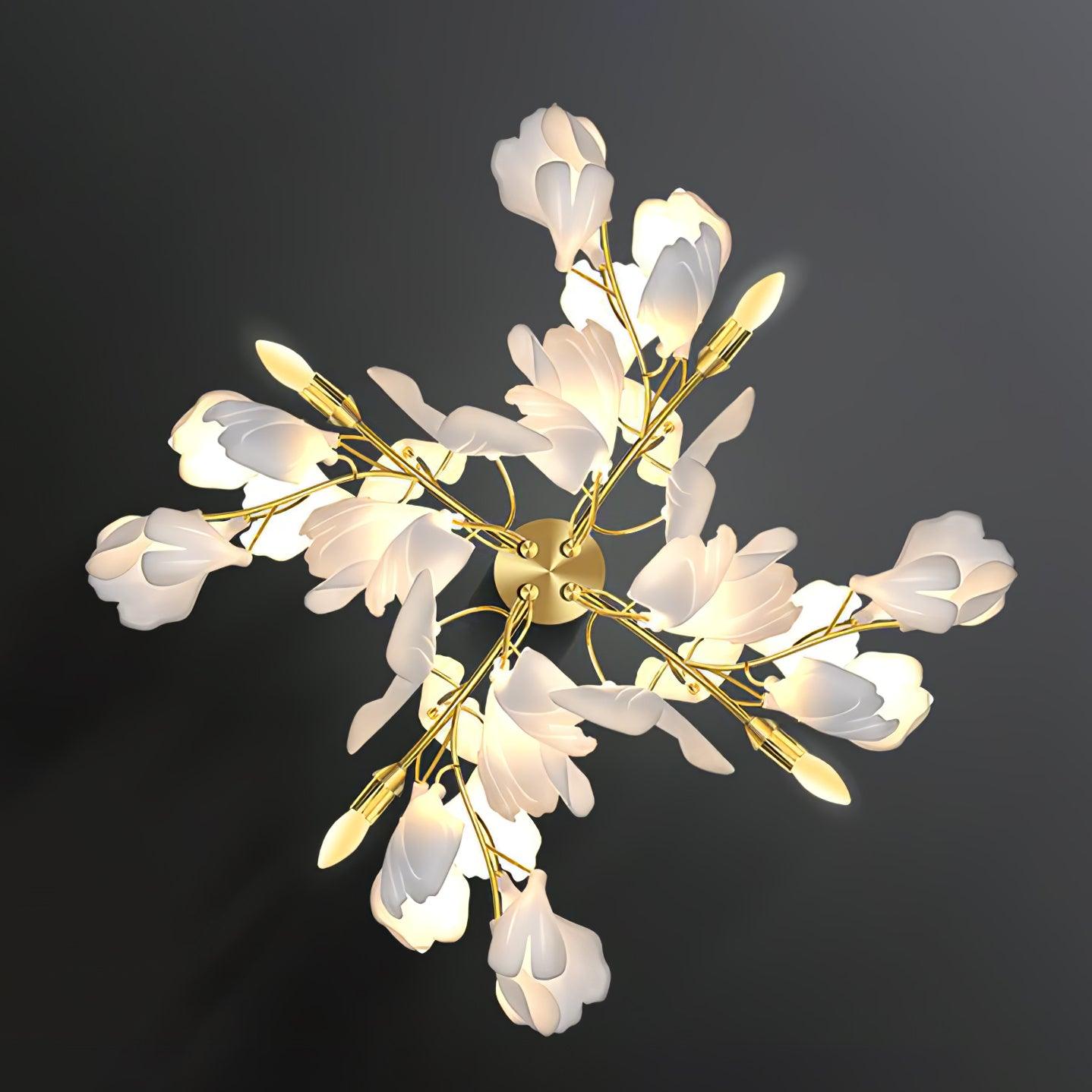 Elvelos Applique Murale en Céramique Fleurs - Neutralighting