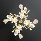 Lustra Wall Lamp Gingko Flowers Brass - Neutralighting