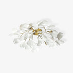 Solara Plafonnier Feuilles de Gingko avec Branches en Laiton - Neutralighting