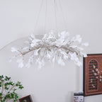 Arux Lustre Ginkgo Art Déco Courbé Vers le Bas - Neutralighting