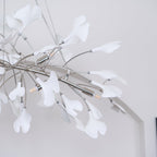 Arux Lustre Ginkgo Art Déco Courbé Vers le Bas - Neutralighting