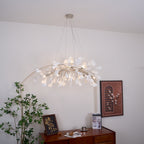 Arux Lustre Ginkgo Art Déco Courbé Vers le Bas - Neutralighting