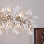 Arux Lustre Ginkgo Art Déco Courbé Vers le Bas - Neutralighting