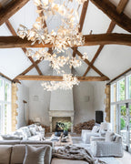 Olivia Céramique Gingko Feuille Lustre - Neutralighting