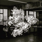 Olivia Céramique Gingko Feuille Lustre - Neutralighting