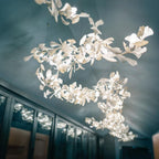 Olivia Céramique Gingko Feuille Lustre - Neutralighting