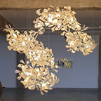 Olivia Céramique Gingko Feuille Lustre - Neutralighting