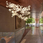 Olivia Céramique Gingko Feuille Lustre - Neutralighting