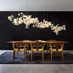 Olivia Céramique Gingko Feuille Lustre - Neutralighting