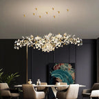 Olivia Céramique Gingko Feuille Lustre - Neutralighting