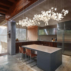 Olivia Céramique Gingko Feuille Lustre - Neutralighting
