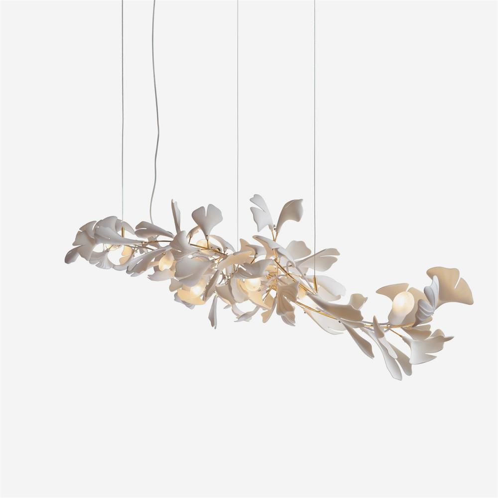 Gingko Chandelier A Style Forme Branche Feuille Moderne Salle à Manger - Neutralighting