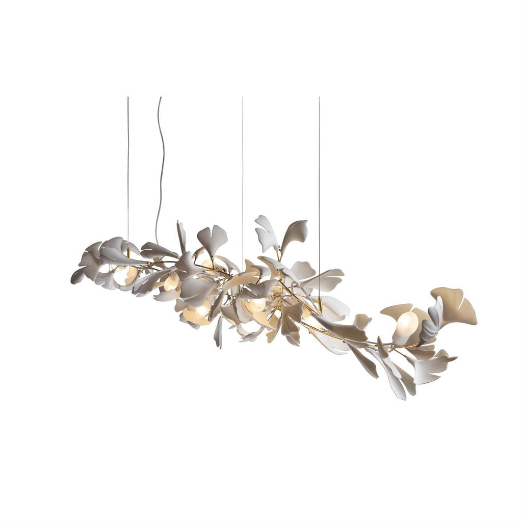 Gingko Chandelier A Style Forme Branche Feuille Moderne Salle à Manger - Neutralighting