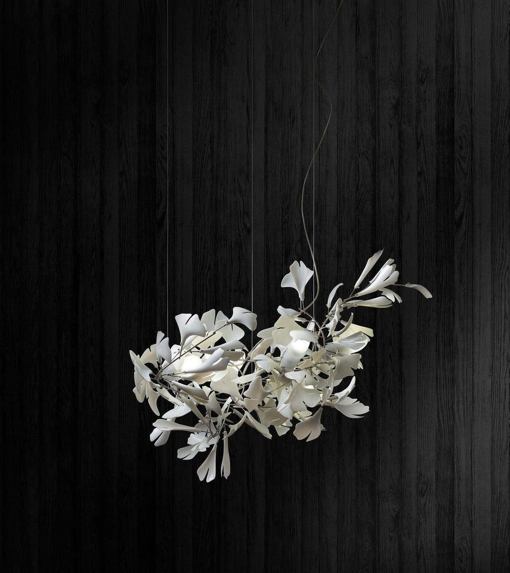 Gingko Chandelier A Style Forme Branche Feuille Moderne Salle à Manger - Neutralighting