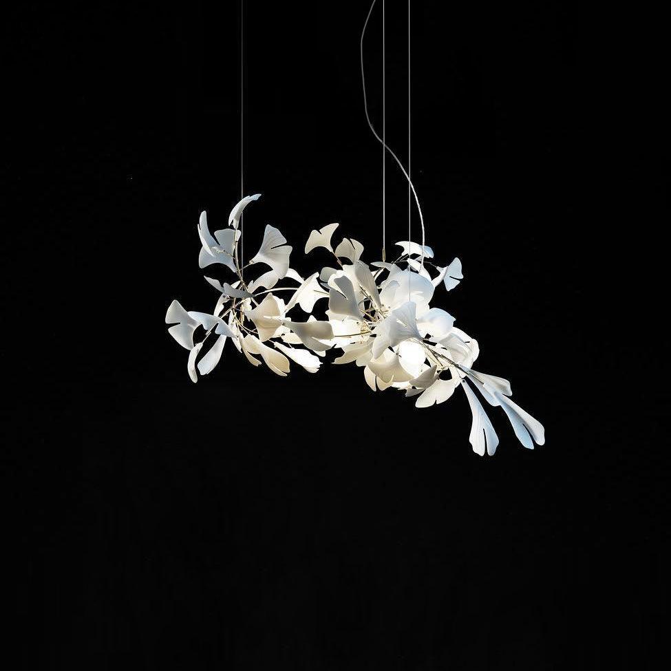 Gingko Chandelier A Style Forme Branche Feuille Moderne Salle à Manger - Neutralighting