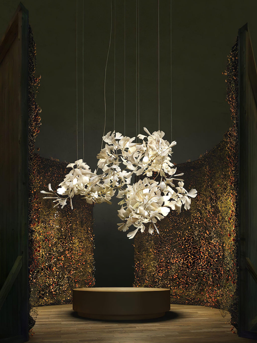 Gingko Lustre F Style Élégance Inspirée de la Nature - Neutralighting